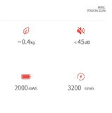 Electric Shock Muscle Massage Gun - Silver Pocket