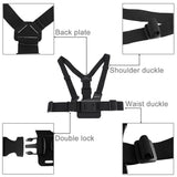 Universal Body Mount Belt For Action Cameras With J Hook And Long Screw
