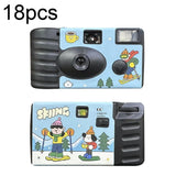 18 Retro Film Camera Stickers - Waterproof & Decorative No Camera