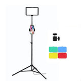6 Three-Colour Temperature Flat-Panel Live Fill Light With 2.1M Bracket