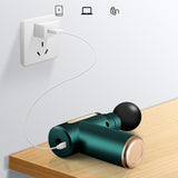 Electric Shock Muscle Massage Gun - Mini Green Pocket
