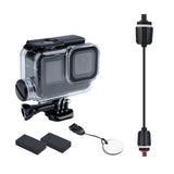 Waterproof Housing Case For Gopro Hero10 / 9 With Buckle Mount And Charging Compatibility