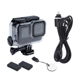Waterproof Housing Case For Gopro Hero10 / 9 With Buckle Mount And Charging Compatibility