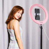 26Cm Dimmable Led Ring Light With Tripod And Phone Clamp