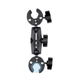 Universal Dual-Head Motorcycle Handlebar Mount Holder