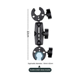 Universal Dual-Head Motorcycle Handlebar Mount Holder