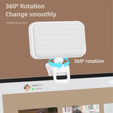 Rechargeable Clip-On Selfie Light With 66 Leds - 3 Modes For Phone Laptop Tablet - Black