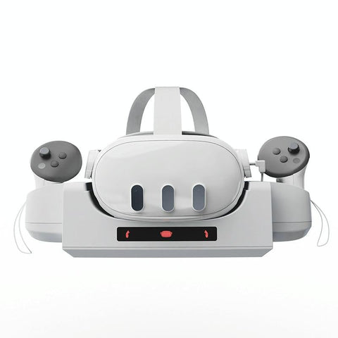 Gray Wall Mount For Meta Quest 3 Vr Helmet Charging