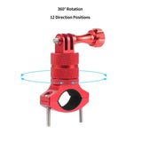 Action Camera Bicycle Mounting Bracket - Aluminum Alloy Clip