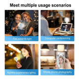 Portable Mini Clip-On Led Fill Light For Video Conferencing And Live Streaming