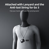 Amagisn Silicone Body Cover For Insta360 Go 3 With Lanyard