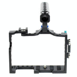 Panasonic Lumix Gh3 / Gh4 Video Cage Stabilizer With Metal Handle Black
