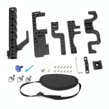 Panasonic Lumix Gh3 / Gh4 Video Cage Stabilizer With Metal Handle Black