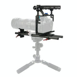 Panasonic Lumix Gh3 / Gh4 Video Cage Stabilizer With Metal Handle Black