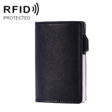 Crazy Horse Rfid Blocking Card Holder - Pu Leather