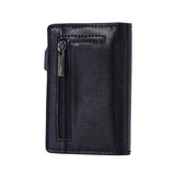 Crazy Horse Rfid Blocking Card Holder - Pu Leather