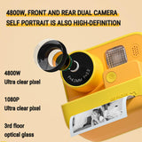 2-Inch Dual Lens Instant Print Camera For Children - 4800W Pixel