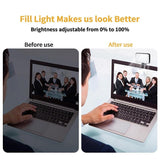 Rechargeable Selfie Light For Phone Laptop Tablet - Black