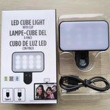 Rechargeable Selfie Light For Phone Laptop Tablet - Black