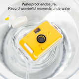 Retro Waterproof Camera With Disposable Film - Cute White Shell