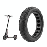8.5 X 2.0 Inch Honeycomb Solid Tire For Xiaomi M365 Scooter - Inflatable Rubber Explosion-Proof Black