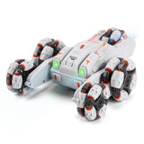 360-Degree Swing Arm Rc Car - Double Control 2.4G Multifunctional Five-Wheeled