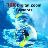 Waterproof 48Mp Dual Screen Outdoor Camera - Wdc901