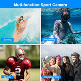 Waterproof 48Mp Dual Screen Outdoor Camera - Wdc901