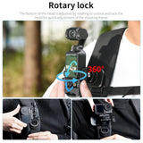 360 Degree Rotating Magnetic Backpack Clip Mount