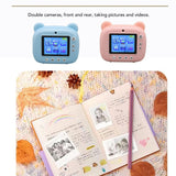 Instant Print Camera For Kids With Dual Lens And 2.4-Inch Screen
