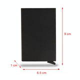 Metal Rfid Card Holder Wallet - Compact Design