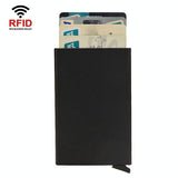 Metal Rfid Card Holder Wallet - Compact Design