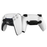 Customizable Dual Back Clip For Ps5 - White Diy Kit