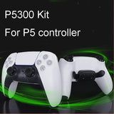 Customizable Dual Back Clip For Ps5 - White Diy Kit
