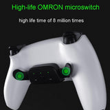 Customizable Dual Back Clip For Ps5 - White Diy Kit