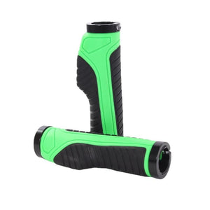 A Pair Of Anti-Slip Bike Handlebar Grips - Green