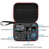 Compact Carrying Case For Dji Action 3 - 21X16X6Cm