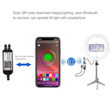 10.2 Curved Led Ring Light With Tripod & Remote For Vlogging & Photography