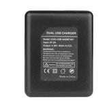 Portable Dual Usb Charger For Gopro Hero4 Batteries
