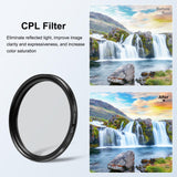 52Mm Cpl Uv Lens Filter + Adapter Ring For Gopro Hero12