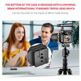 Video Camera Cage Stabilizer With Handle For Nikon Z6 / Z7 - Black