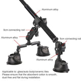 Selfie Stick Kit With Dual Leg And Single Suction Cups