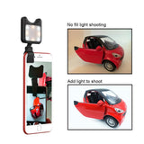 Universal Phone Camera Lens With Selfie Led Light For Smartphones