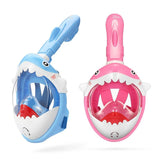 Full Dry Cartoon Kids Diving Mask For Snorkeling