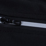 Men's Black Hooded Zipper Coat Size L - L