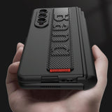 Samsung Galaxy Z Fold 4 Shockproof Magnetic Fold Case With Wrist Strap