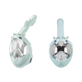 Full Dry Cartoon Kids Diving Mask For Snorkeling