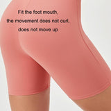 Quick Drying Women Square Neck Yoga Jumpsuit Size L - White Apricot - S