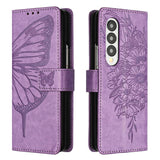 Butterfly Embossed Leather Phone Case