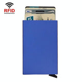 Metal Rfid Card Holder Wallet - Compact Design